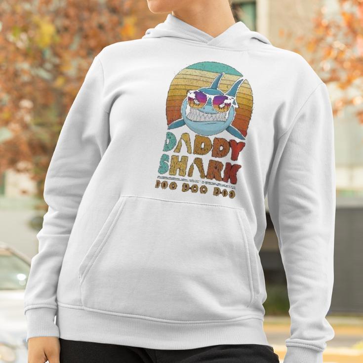 Daddy Shark Funny Fathers Day Best Christmas Gifts For Dad Women Hoodie Gifts for Women