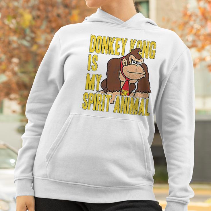 Donkey Kong Is My Spirit Animal Women Hoodie Gifts for Women