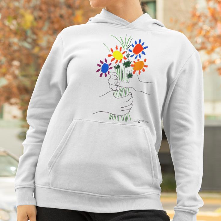 Flowers Bouquet Artwork Women Hoodie Gifts for Women