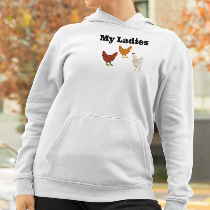 Funny Chicken Chicken Farmers My Ladies Women Hoodie Gifts for Women