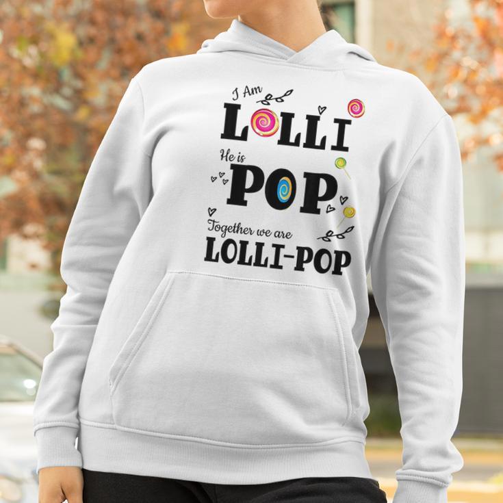 Funny Lolli Pop Lollipop Grandparents Couples Women Hoodie Gifts for Women