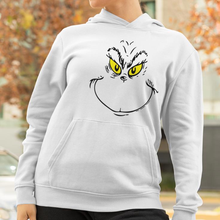 Grinch Face Grinch Christmas Women Hoodie Gifts for Women