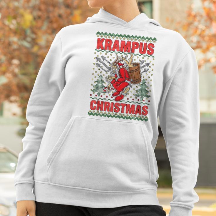 Krampus Christmas Ugly Pattern Gift Women Hoodie Gifts for Women