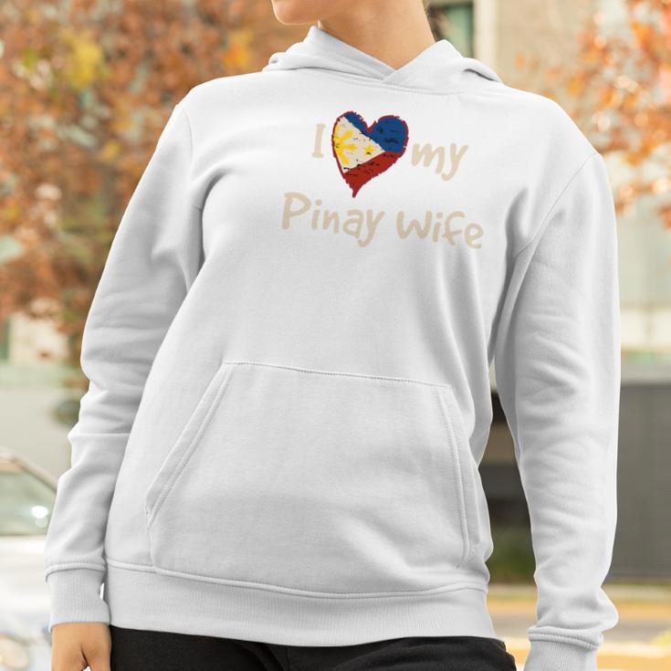 I Love My Pinay Wife Cute Filipina Philippines Pride Women Hoodie Gifts for Women