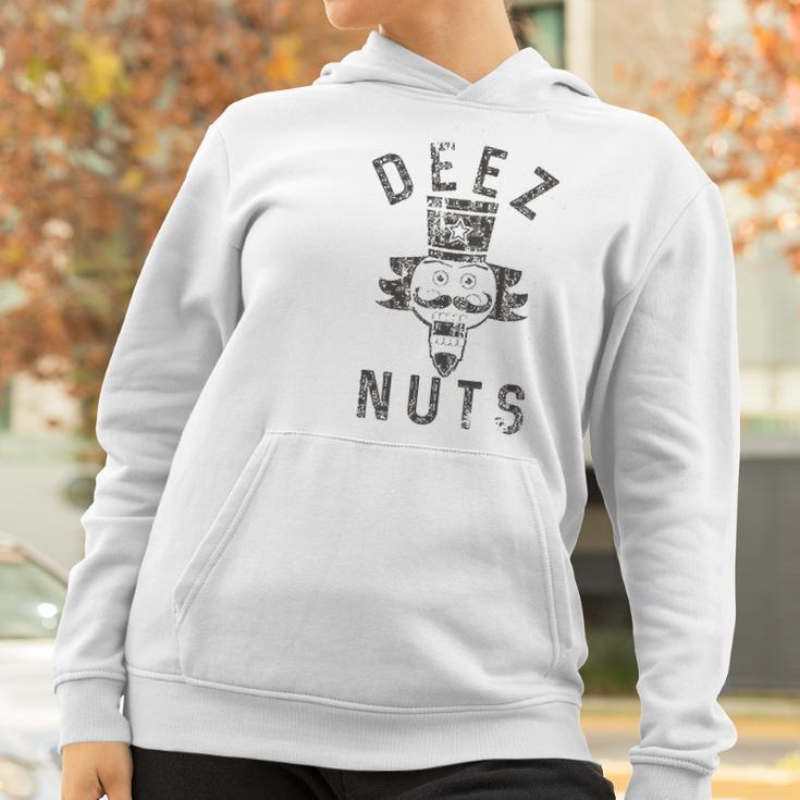 Mens Deez Nuts Funny Christmas Graphic For Guys Women Hoodie Gifts for Women