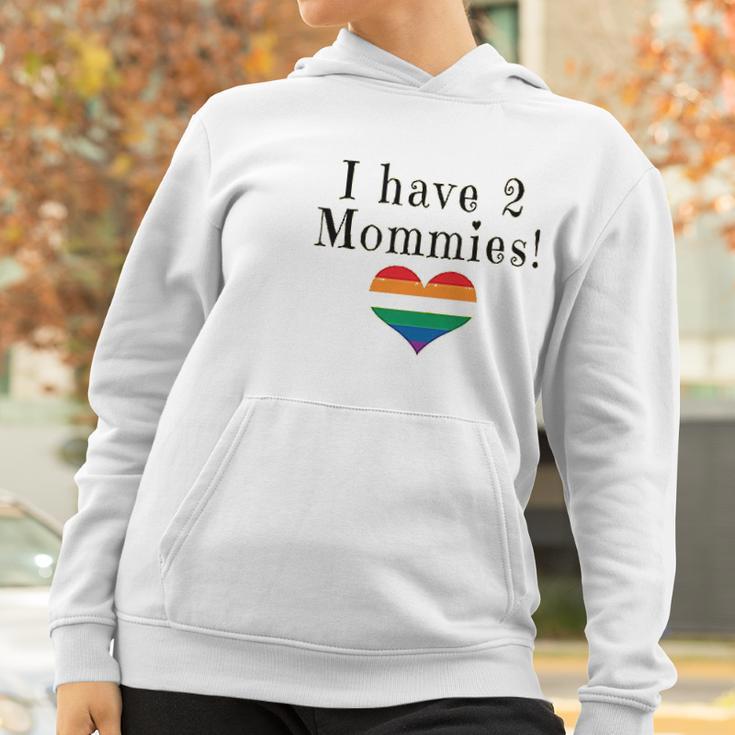 Mirage Pet Products I Have 2 Mommies Women Hoodie Gifts for Women