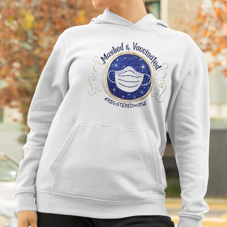 Registered Nurse Vaccinated Women Hoodie Gifts for Women