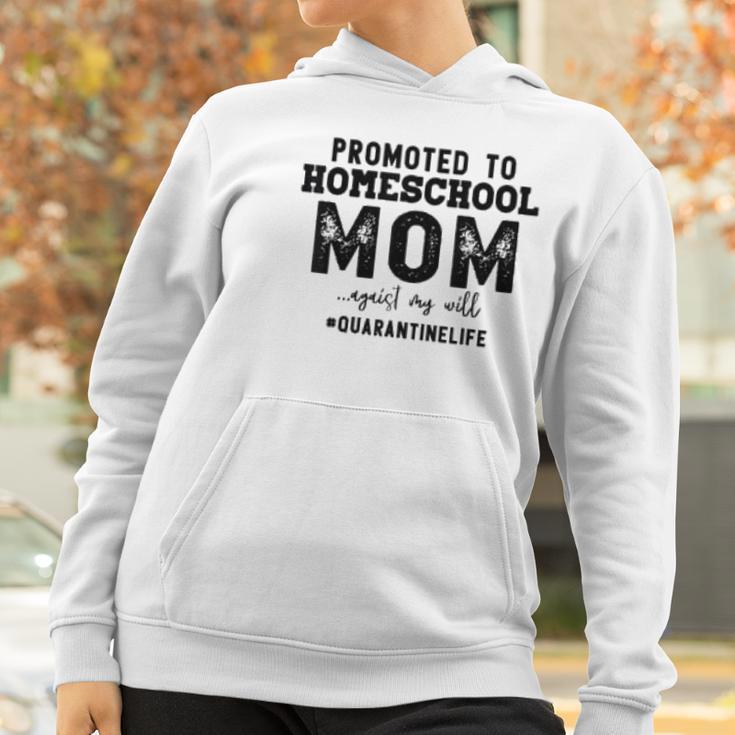 Social Distancing Promoted To Homeschool Mom Women Hoodie Gifts for Women