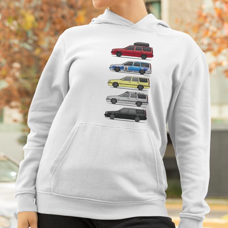 Stack Of Volvo 850R T5 Wagons Womens T-Shirts Women Hoodie Gifts for Women