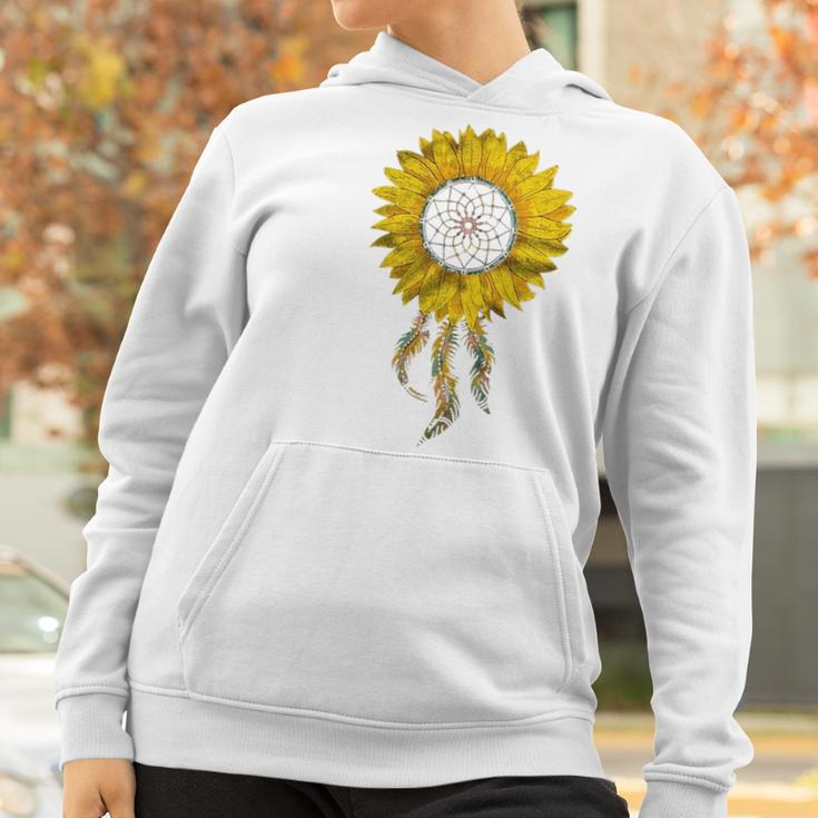 Sunflower Tribal Dreamcatcher Summer Flower Floral Design Unisex SunflowerSunflower Sunflower S Sunflower Gift Women Hoodie Gifts for Women