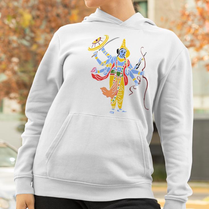 Vishnu Hindu God Hinduism India Indian Graphic Tee Women Hoodie Gifts for Women