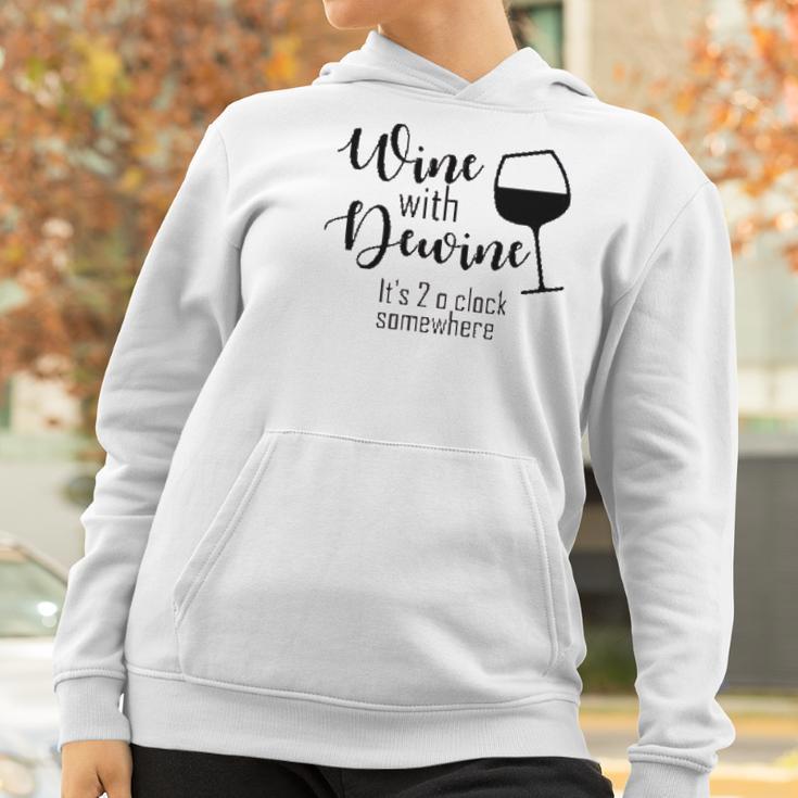 Wine With Dewine Wine Ohio Tumbler Women Hoodie Gifts for Women