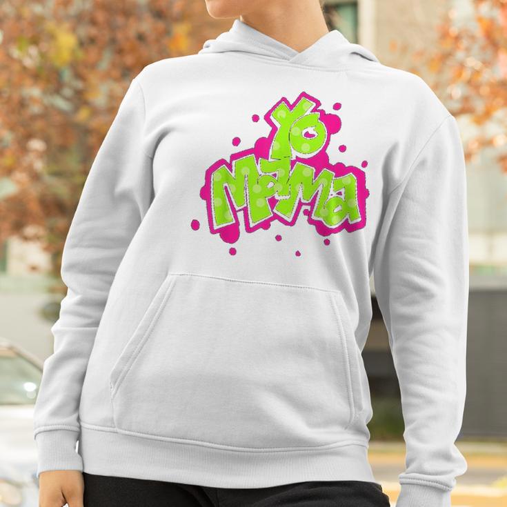 Yo Mama Old Skool Style 90S Hip Hop Party Women Hoodie Gifts for Women