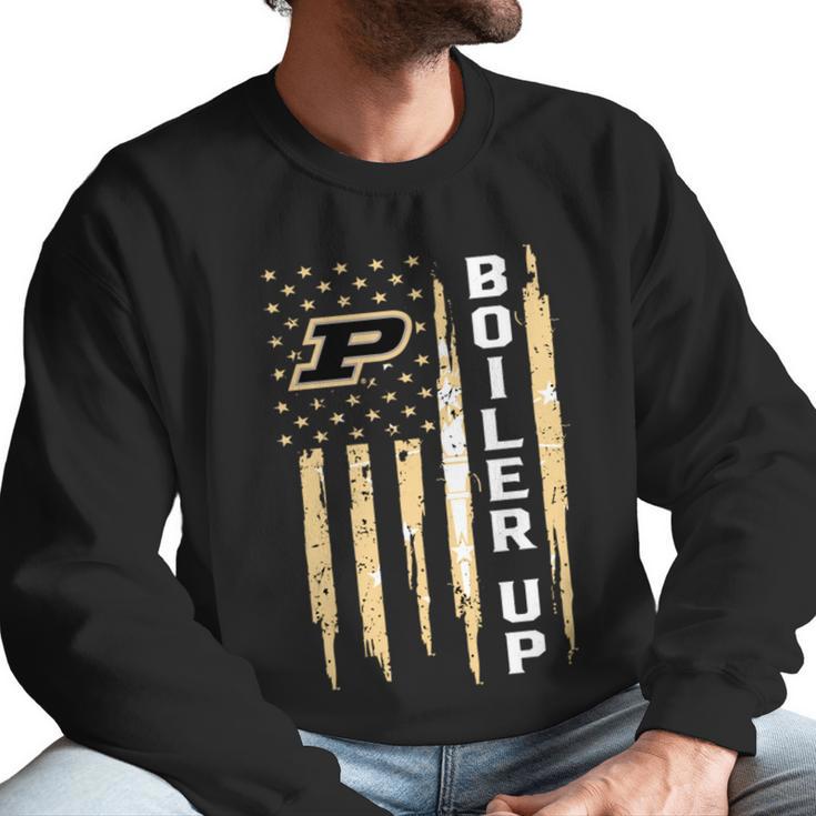 America Purdue Boiler Up Flag Men Sweatshirt