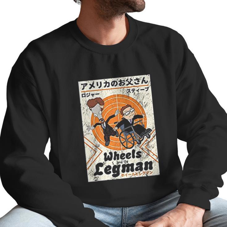 American Dad Wheels And The Legman Men Sweatshirt