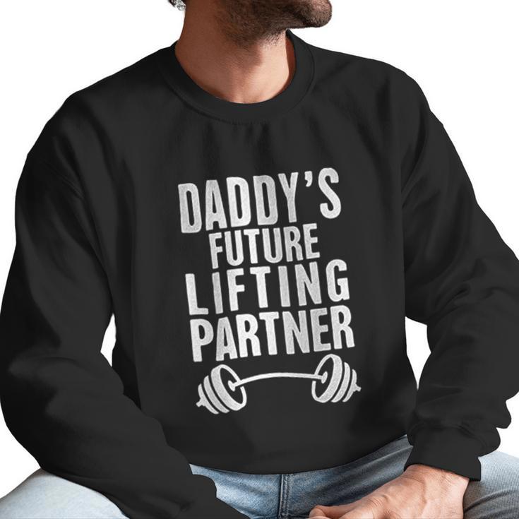 Brisco Brands Daddy Future Lifting Partner Youth Men Sweatshirt