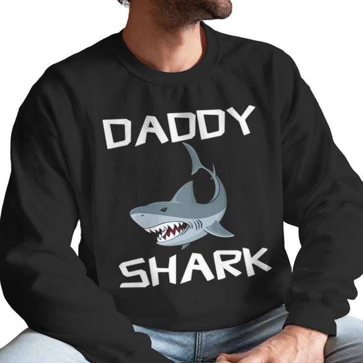 Daddy Gift   Daddy Shark Men Sweatshirt