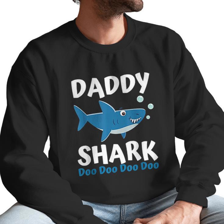 Daddy Shark Doo Doo Matching Family Shark Set Men Sweatshirt