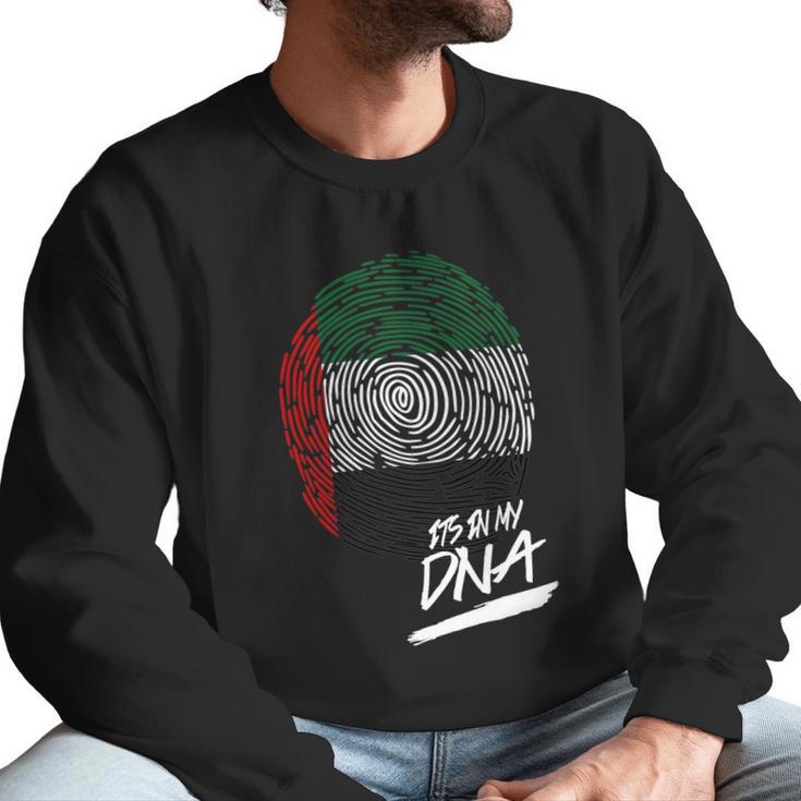 It Is In My Dna United Arab Emirates Baby Proud Country Flag Men Sweatshirt