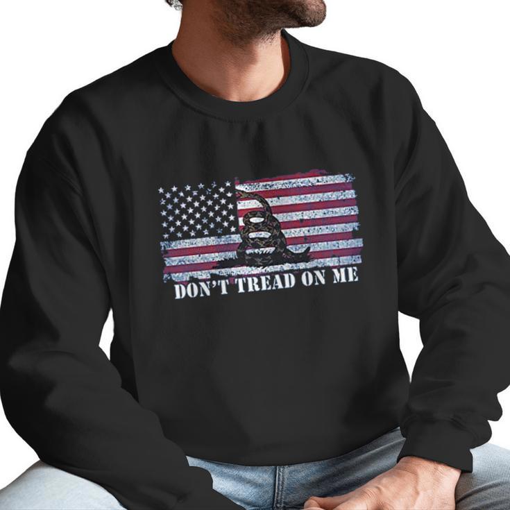 Dont Tread On Me Flag Men Sweatshirt