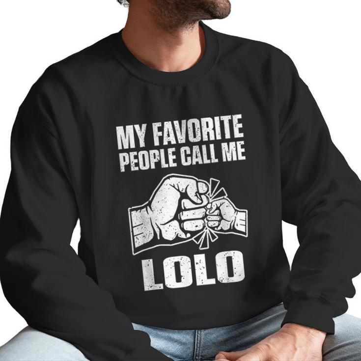 My Favorite People Call Me Lolo Filipino Grandpa Gift Men Sweatshirt