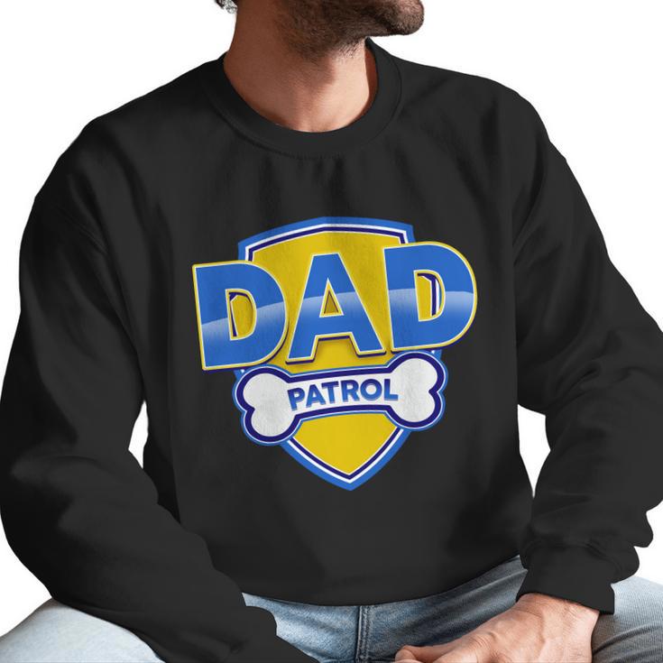 Funny Dad Patrol Dog Dad Men Sweatshirt