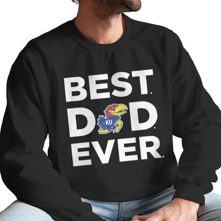 Kansas Jayhawks_Best Dad Ever Men Sweatshirt