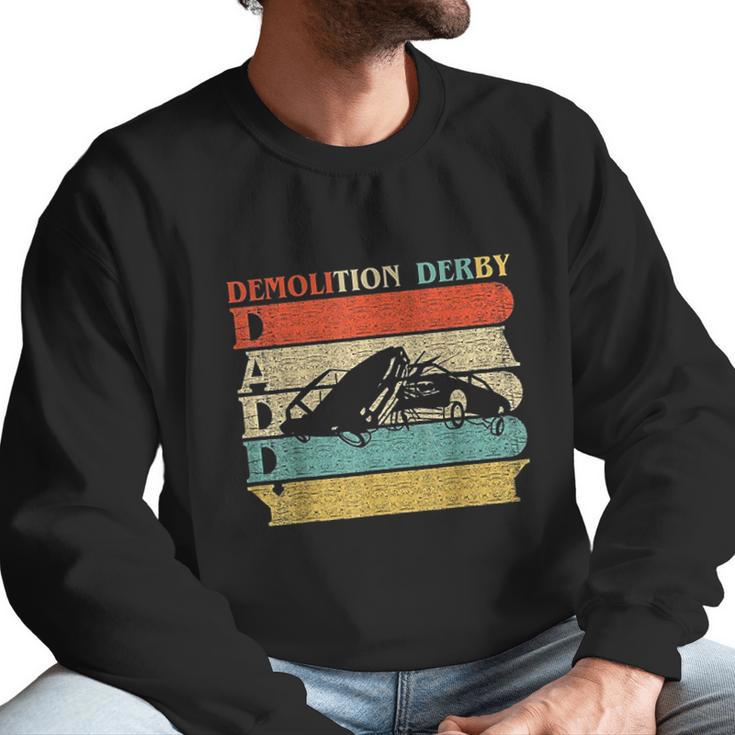 Retro Vintage Daddy Demolition Derby Men Sweatshirt