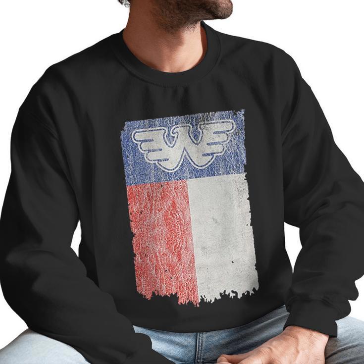 Waylon Jennings Texas Flag Men Sweatshirt