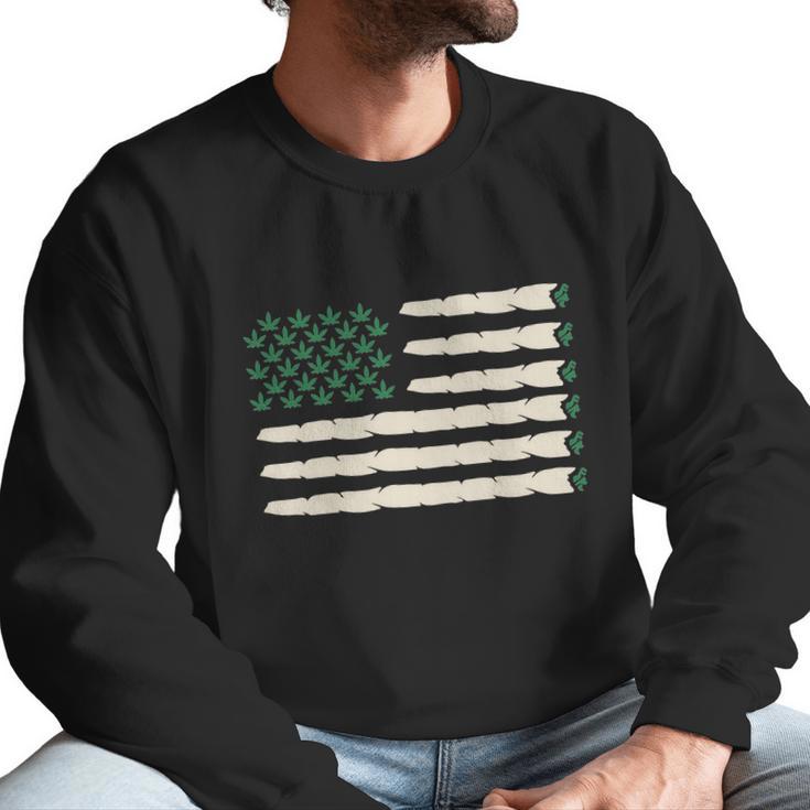 Weed Flag Men Sweatshirt