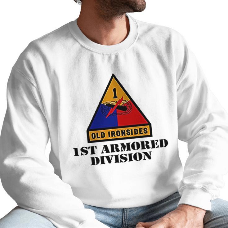 Army 1St Armored Division Full Color Veteran Men Sweatshirt