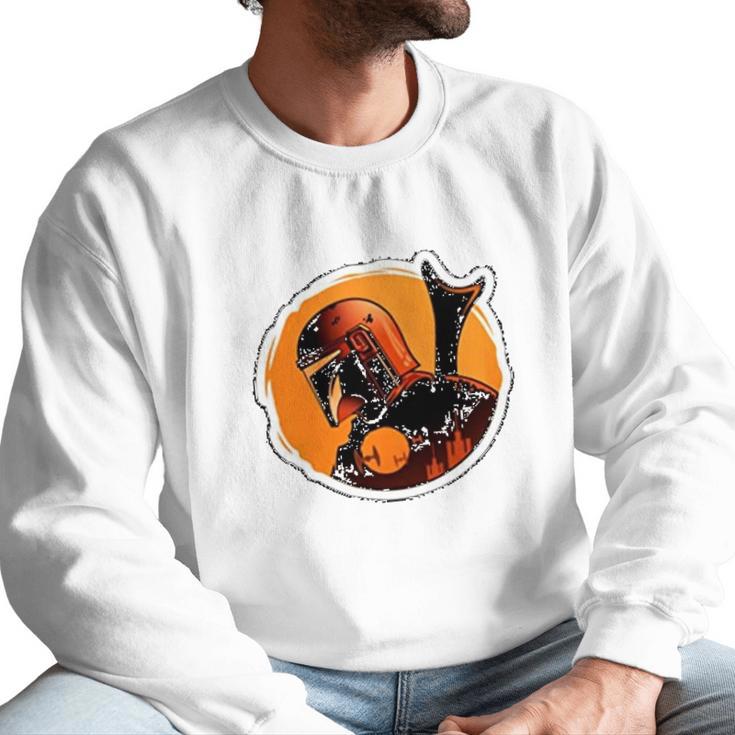 Dadalorian Mandalorian Design Dad Birthday Gifts Men Sweatshirt