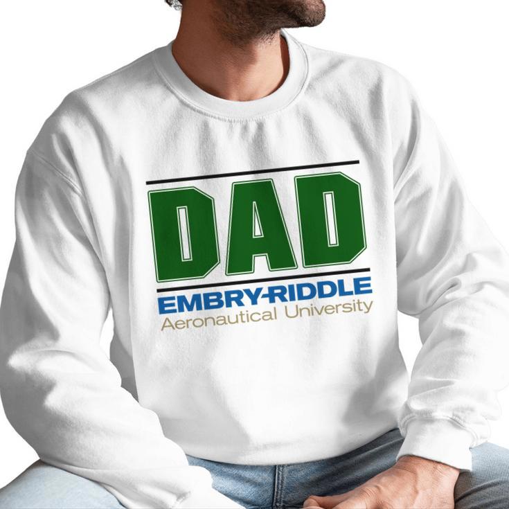 Embryriddle Aeronautical University Proud Dad Parents Day 2020 Men Sweatshirt