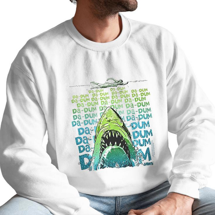 Jaws Shark Movie Dadum Theme Song Men Sweatshirt