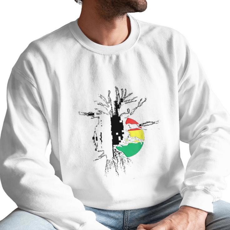 Rasta Dreads Ethiopian Flag Reggae Roots Clothing Men Sweatshirt