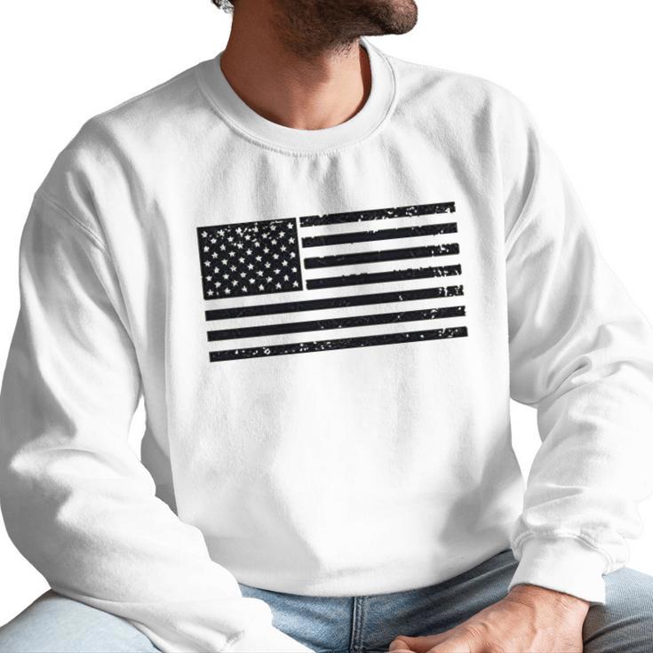 United States Of America Vintage Flag Usa American Marine Corp Force Usmc Men Sweatshirt