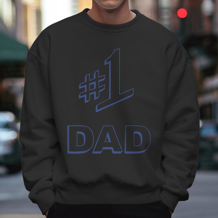 1 Dad Number One Logo Men Sweatshirt