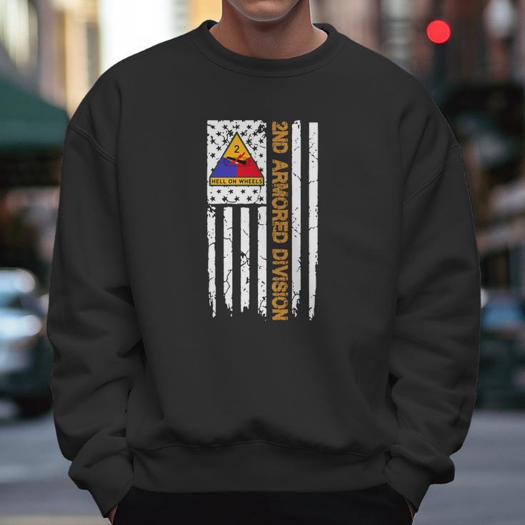 2Nd Armored Division American Flag Tshirt Men Sweatshirt