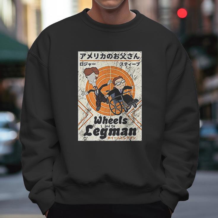 American Dad Wheels And The Legman Men Sweatshirt