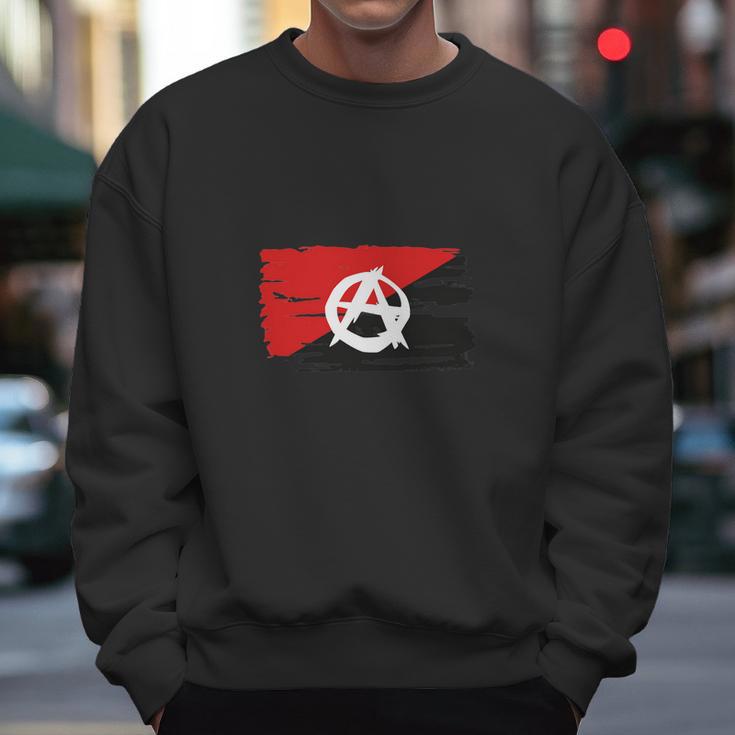 Anarchy Anarchist Flag Men Sweatshirt