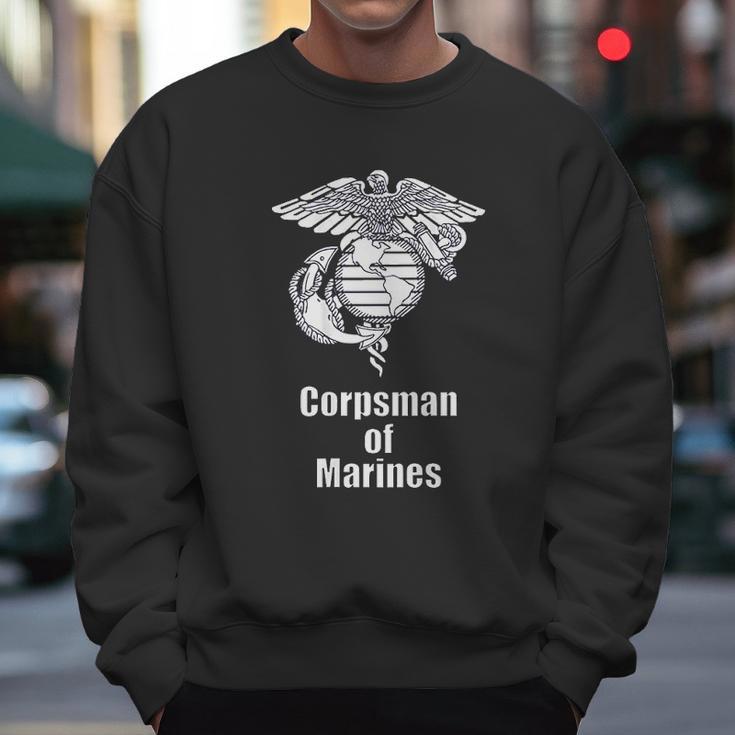 Back Design 8404 Fmf Corpsman Military Veteran Men Sweatshirt