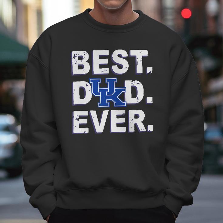 Best Dad Ever Kentucky Wildcats Father S Day Men Sweatshirt