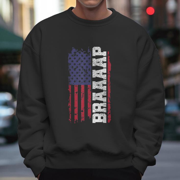 Braap American Flag Men Sweatshirt