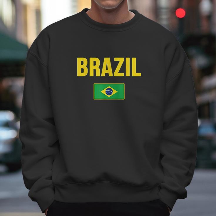 Brasil Brazilian Flag Brazil Souvenir Gift Camiseta Men Sweatshirt