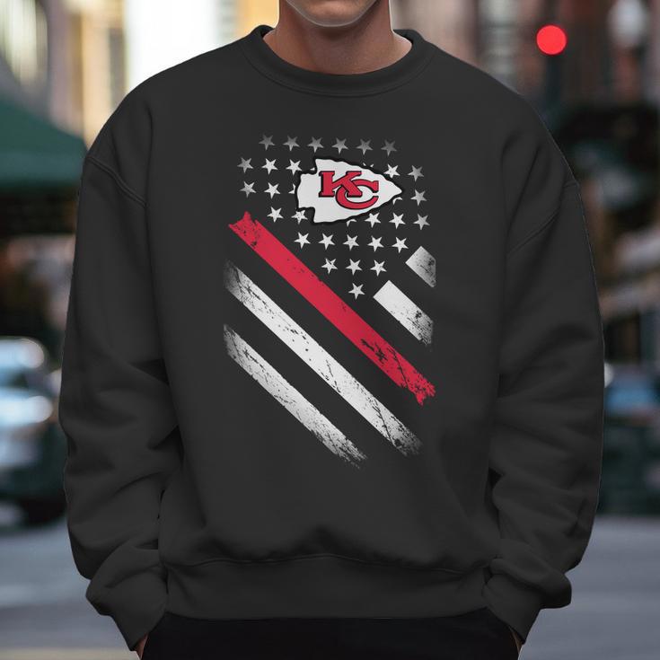 Chiefs American Flag Men Sweatshirt