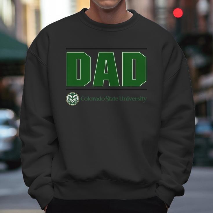 Colorado State University Fort Collins Proud Dad Parents Day Men Sweatshirt