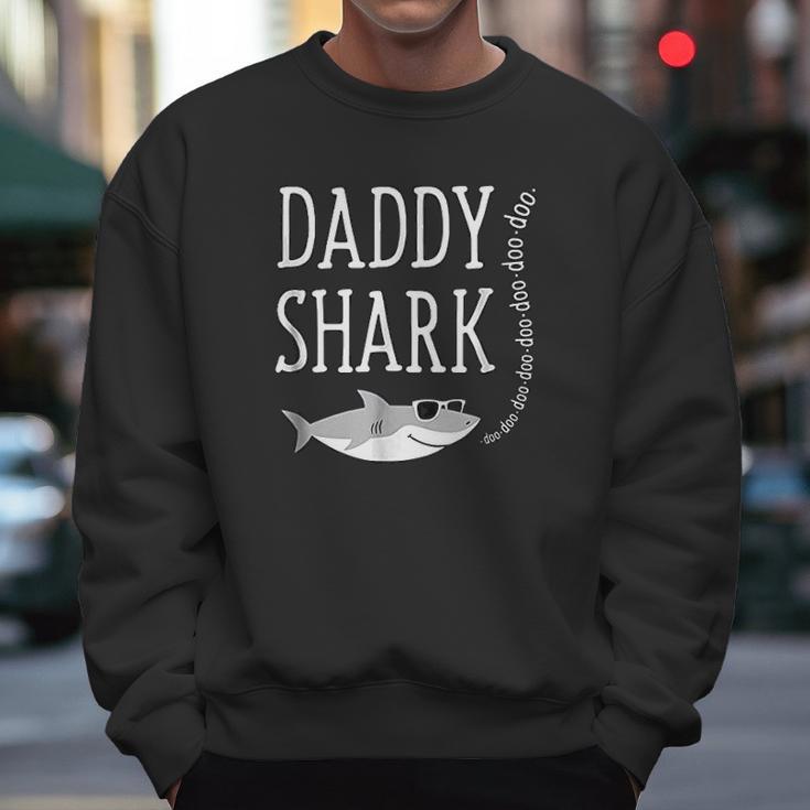 Cool Daddy Shark Men Sweatshirt