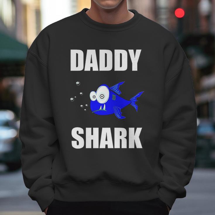 Daddy Shark Gift From Family Men Sweatshirt