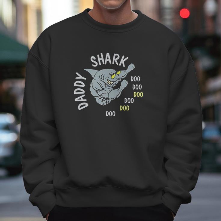 Daddy Shark Gymer Dad Birthday Gifts Men Sweatshirt