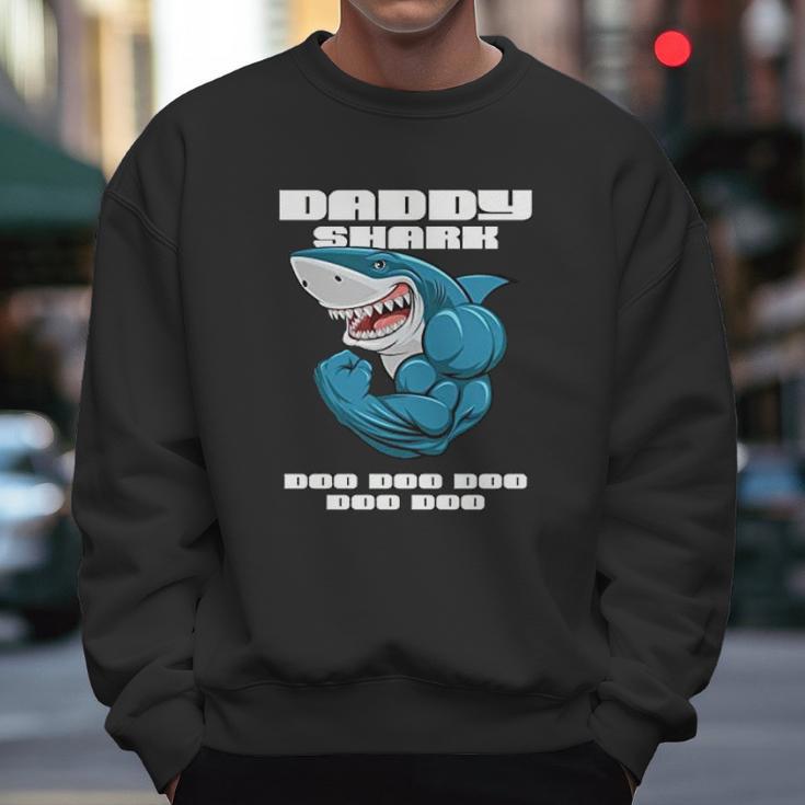 Daddy Shark Strength Men Sweatshirt